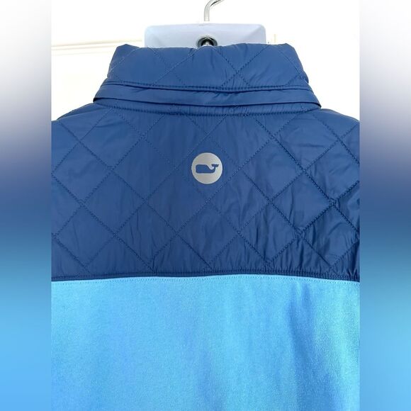 Vineyard Vines Shep & Ian Pullover Shirt Quilted Quarter Button Top - Picture 8 of 15